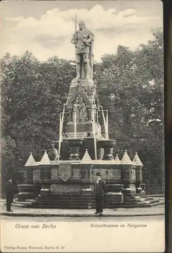 Berlin Rolandbrunnen Tiergarten / Berlin /Berlin Stadtkreis