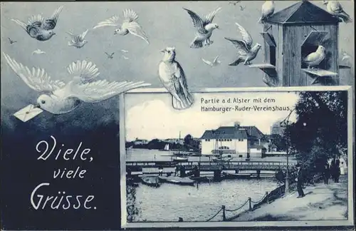 Hamburg Ruder Vereinshaus Vogel / Hamburg /Hamburg Stadtkreis