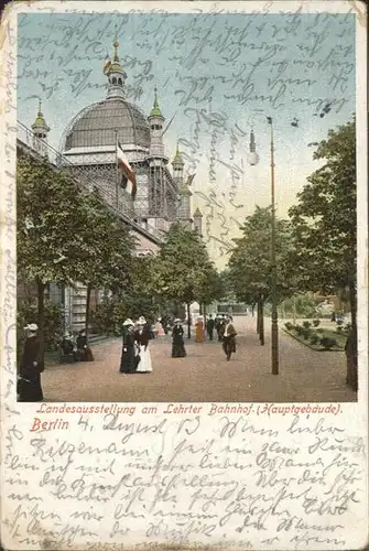 Berlin Landesausstellung Lehrter Bahnhof  / Berlin /Berlin Stadtkreis