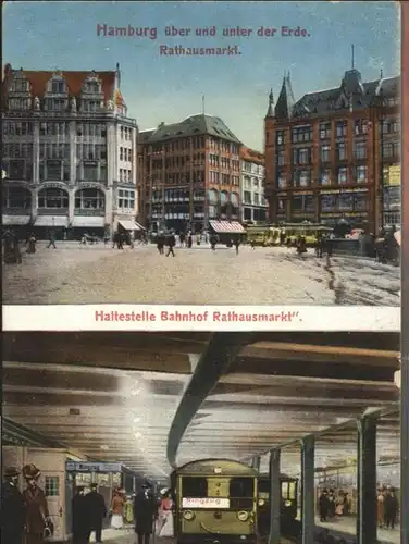 Hamburg Rathausmarkt
Haltestelle Bahnhof Rathausmarkt / Hamburg /Hamburg Stadtkreis