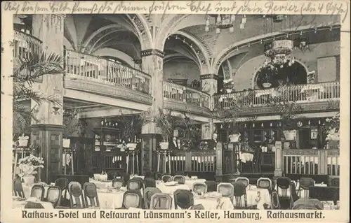 Hamburg Hotel Guensmann`s Keller
Rathausmarkt / Hamburg /Hamburg Stadtkreis