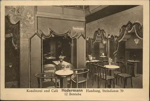 Hamburg Konditorei und Cafe Hodermann / Hamburg /Hamburg Stadtkreis