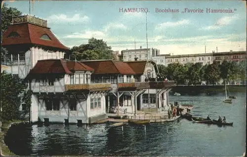 Hamburg Bootshaus Favorite Hammonia / Hamburg /Hamburg Stadtkreis