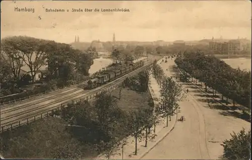 Hamburg Bahndamm
Strasse
Lombardsbruecke / Hamburg /Hamburg Stadtkreis