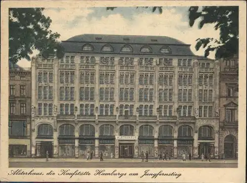 Hamburg Alsterhaus
kaufstaette Hamburgs
Jungfernstieg / Hamburg /Hamburg Stadtkreis