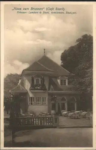 Stuttgart Haus zum Brunnen Cafe Stark / Stuttgart /Stuttgart Stadtkreis