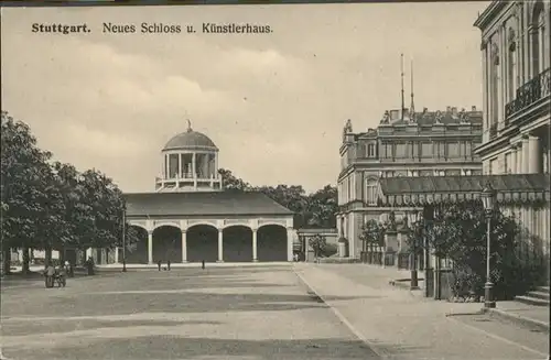 Stuttgart Neues Schloss Kuenstlerhaus  / Stuttgart /Stuttgart Stadtkreis