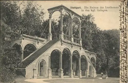 Stuttgart Koenigl. Anlagen
Ruine Lusthaus / Stuttgart /Stuttgart Stadtkreis