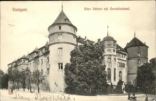 Stuttgart altes Schloss
Gerokdenkmal / Stuttgart /Stuttgart Stadtkreis