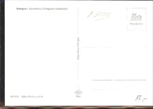 Stuttgart Konzerthaus Stuttgarter Liederhalle / Stuttgart /Stuttgart Stadtkreis