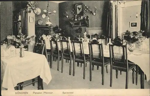 Muenchen Pension Pfanner Speisesaal / Muenchen /Muenchen LKR