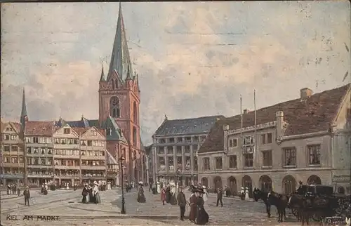 Kiel Markt Kutsche  / Kiel /Kiel Stadtkreis