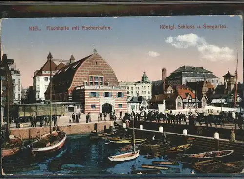 Kiel Fischhalle Fischerhafen Schloss Seegarten / Kiel /Kiel Stadtkreis