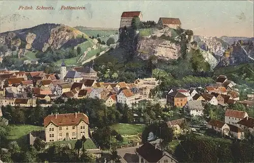 Pottenstein Oberfranken Burg  / Pottenstein /Bayreuth LKR