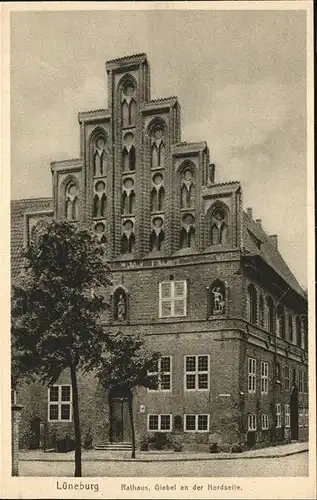 Lueneburg Rathaus Giebel Nordseite / Lueneburg /Lueneburg LKR