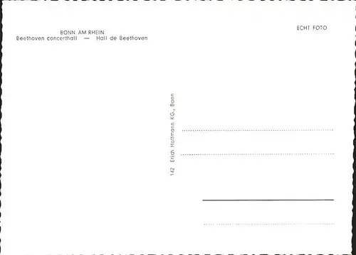 Bonn Rhein Beethoven Halle / Bonn /Bonn Stadtkreis
