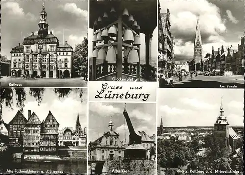 Lueneburg Glockenspiel Kalkberg Michaeliskirche Rathaus  / Lueneburg /Lueneburg LKR