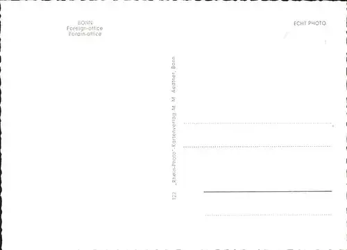 Bonn Rhein Auswaertiges Amt / Bonn /Bonn Stadtkreis