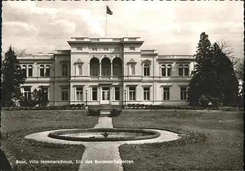 Bonn Rhein Villa Hammerschmidt Sitz Bundespraesident / Bonn /Bonn Stadtkreis