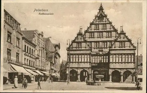 Paderborn Rathausplatz Feldpost / Paderborn /Paderborn LKR