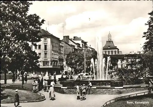 Bonn Rhein Kaiserplatz Brunnen / Bonn /Bonn Stadtkreis