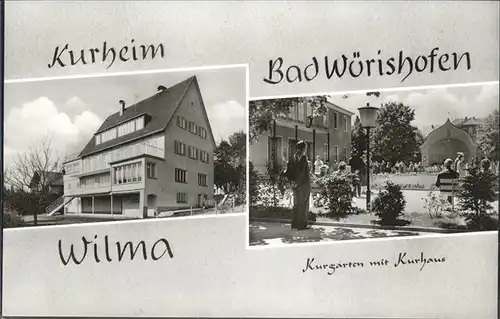 Bad Woerishofen Kurheim WIlma Kurgarten Kurhaus / Bad Woerishofen /Unterallgaeu LKR