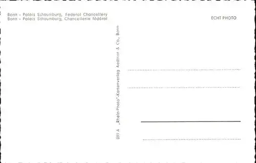 Bonn Rhein Palais Schaumburg Bundeskanzleramt / Bonn /Bonn Stadtkreis