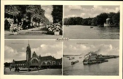 Krefeld Hafen Stadtwald Ostwall Bahnhof  / Krefeld /Krefeld Stadtkreis