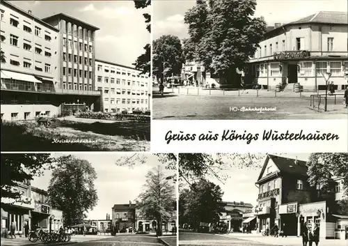 Koenigs-Wusterhausen Bahnhofs Hotel Krankenhaus  / Koenigs Wusterhausen /Dahme-Spreewald LKR