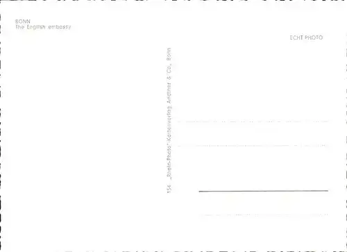 Bonn Rhein Englische Botchaft / Bonn /Bonn Stadtkreis
