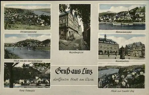 Linz Rhein Marktplatz
Burg Ockenfels
Ahrmuendung / Linz am Rhein /Neuwied LKR