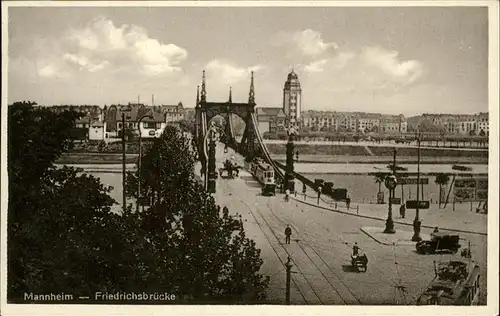Mannheim Friedrichsbruecke / Mannheim /Mannheim Stadtkreis