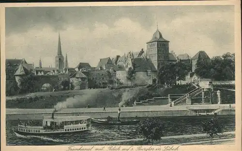 Luebeck Travekanal
Burgtor / Luebeck /Luebeck Stadtkreis