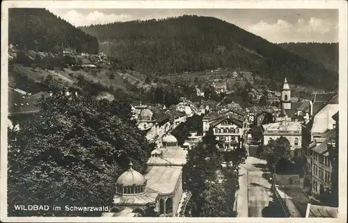 Wildbad Schwarzwald Teilansicht Schwarzwald / Bad Wildbad /Calw LKR