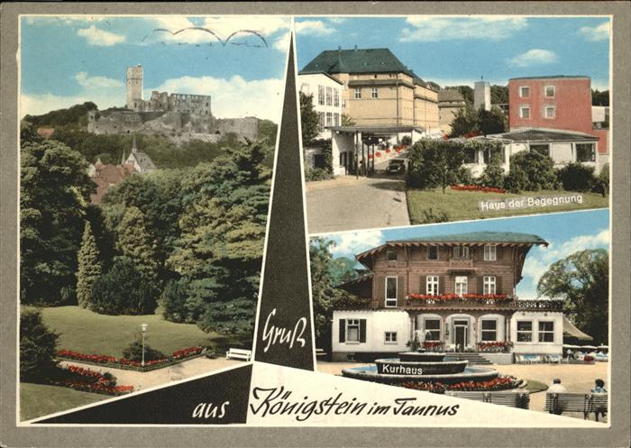 Koenigstein Taunus Kurhaus Haus Der Begegnung Burg Koenigstein