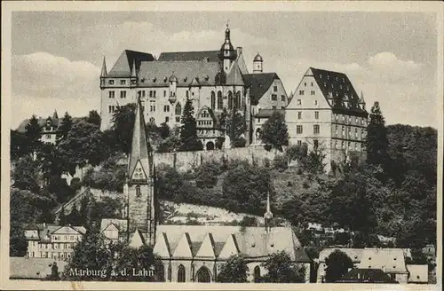 Marburg Lahn Marburger Schloss / Marburg /Marburg-Biedenkopf LKR