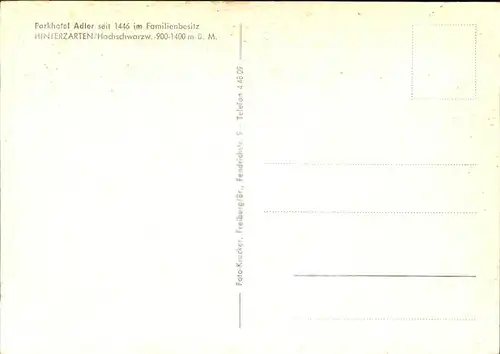 Hinterzarten Parkhotel Adler / Hinterzarten /Breisgau-Hochschwarzwald LKR