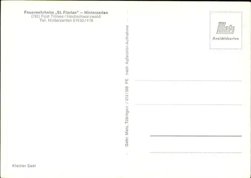 Hinterzarten Feuerwehrheim St. Florian / Hinterzarten /Breisgau-Hochschwarzwald LKR