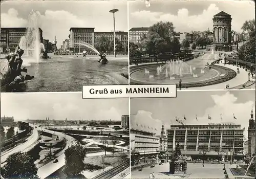 Mannheim Planken
Wasserturm
Rheinbrueckenauffahrt / Mannheim /Mannheim Stadtkreis