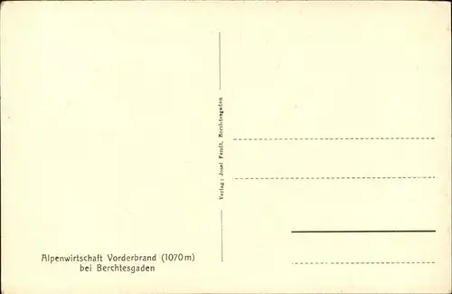 Berchtesgaden Alpenwirtschaft Vorderbrand / Berchtesgaden /Berchtesgadener Land LKR