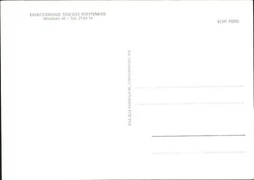 Muenchen Exerzitienhaus Schloss Fuerstenried / Muenchen /Muenchen LKR