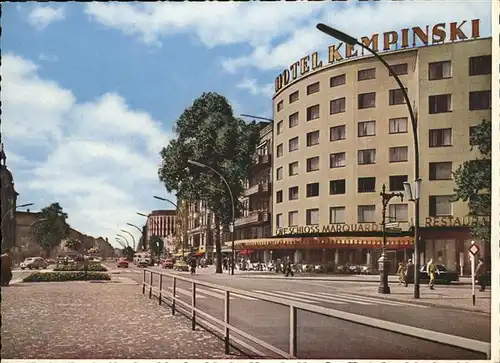 Berlin Kurfuerstendamm
Hotel Kempinski / Berlin /Berlin Stadtkreis