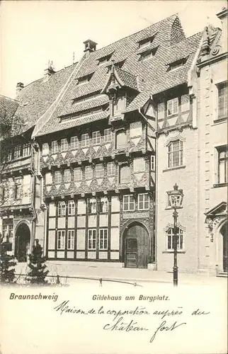 Braunschweig Gildehaus am Burgplatz  / Braunschweig /Braunschweig Stadtkreis