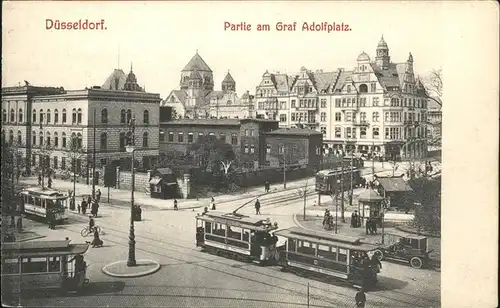 Duesseldorf Graf Adolfplatz Strassenbahn / Duesseldorf /Duesseldorf Stadtkreis