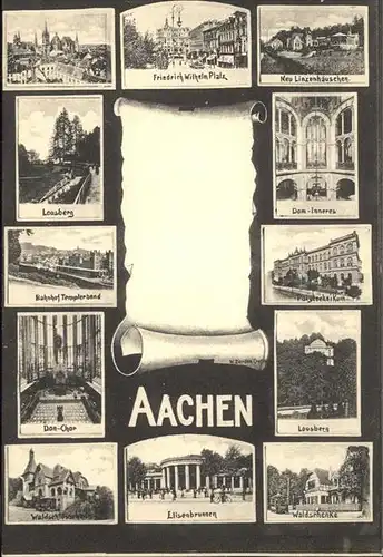 Aachen Neu Linzenhaeuschen Dom Lausberg Polytechnikum / Aachen /Aachen LKR