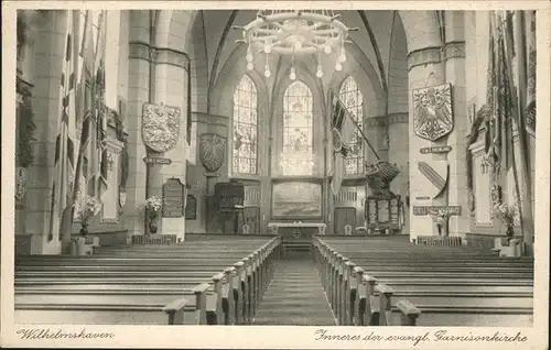 Wilhelmshaven evangelische Garnisonkirche Inneres Altar / Wilhelmshaven /Wilhelmshaven Stadtkreis