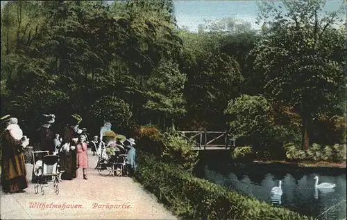 Wilhelmshaven Park Schwaene / Wilhelmshaven /Wilhelmshaven Stadtkreis