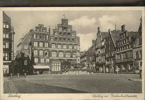 Lueneburg Feldpost Schuetting Recihenbachbrunnen / Lueneburg /Lueneburg LKR