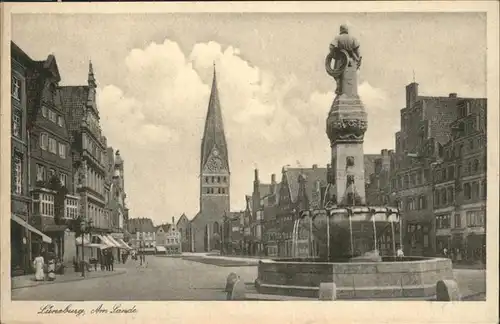 Lueneburg Am Sande Denkmal Kirche / Lueneburg /Lueneburg LKR