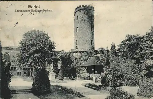 Bielefeld Sparrenburg Kurfuersten Denkmal / Bielefeld /Bielefeld Stadtkreis